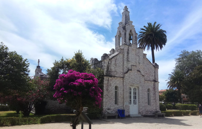 Ermita de las Conchas en la Isla de La Toja (Pontevedra)